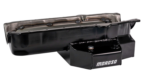 MOROSO SBC C/T Oil Pan - RH Dipstick 21315