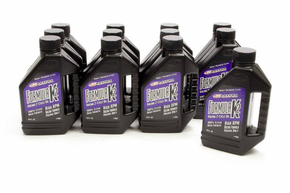 Maxima Racing Oils 2 Cycle Oil Case 12X16Oz Formula K2 22916