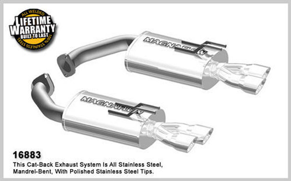 Magnaflow Perf Exhaust Axle Back Only System 08-09 G8 Gt 2.5In Dual 3 16883