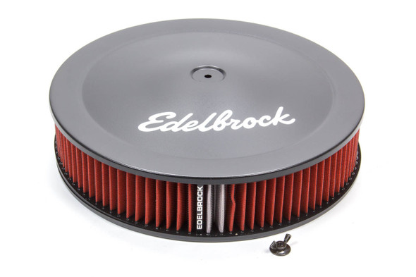 Edelbrock Pro-Flow Air Cleaner Kit 14In X 3In Black 1225