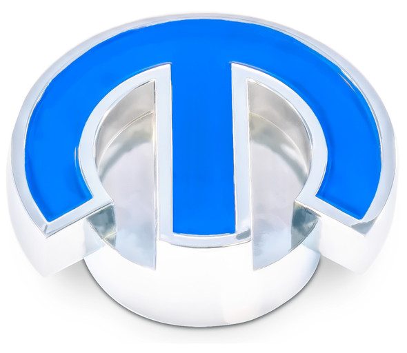 Proform Mopar Deluxe Air Cleaner Nut Chrome W/Blue Emblem 440-337