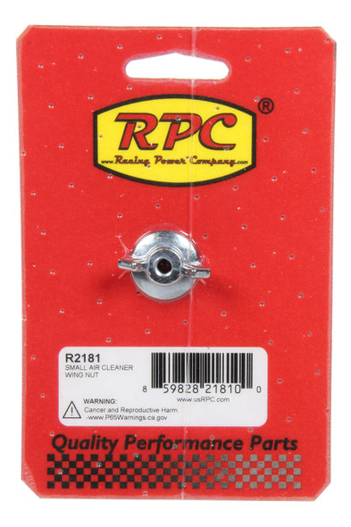 Racing Power Co-Packaged Small Air Cleaner Wing Nut R2181