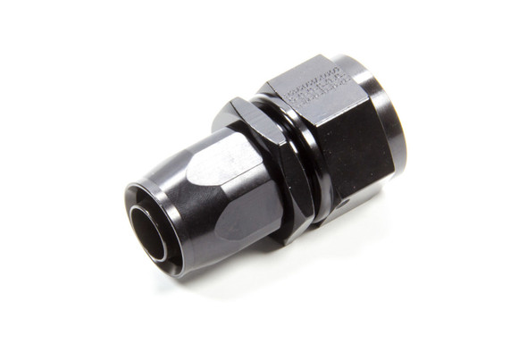 Fragola Hose Fitting #16 Str. To #12 Hose Black 220115-Bl