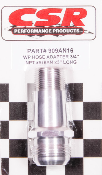 Csr Performance 3/4In Npt To #16An Hose  909An16