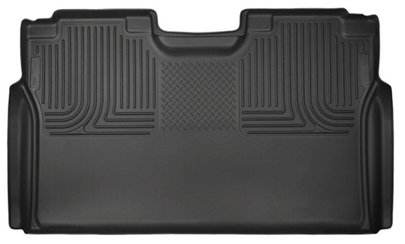Husky Liners 15-  Ford F150 Supercrew Rear Floor Liners Black 19371
