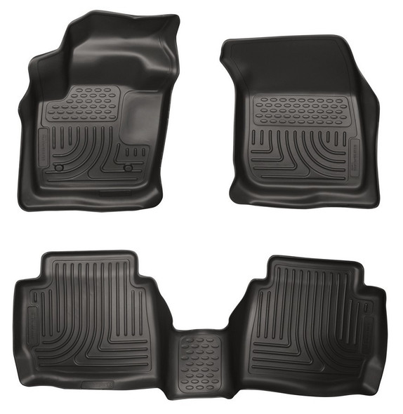 Husky Liners 13-  Ford Fusion Front/ 2Nd Floor Liners Black 99751