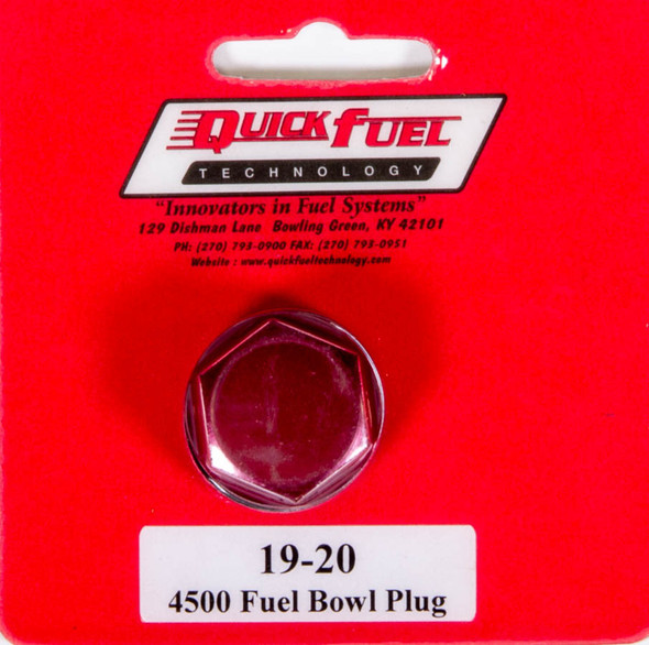 Quick Fuel Technology Fuel Inlet Plug - Red 7/8-20 19-20Qft