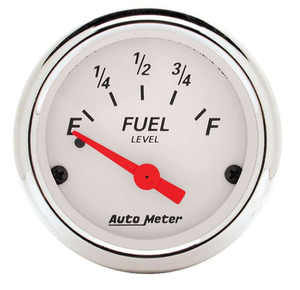 Autometer 2-1/16 A/W Fuel Gauge 0-30 Ohms 1318