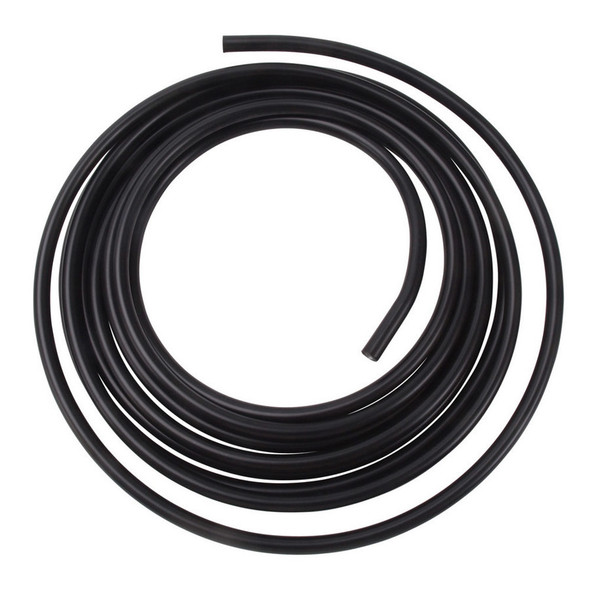 Russell 3/8 Aluminum Fuel Line 25Ft - Black Anodized 639253