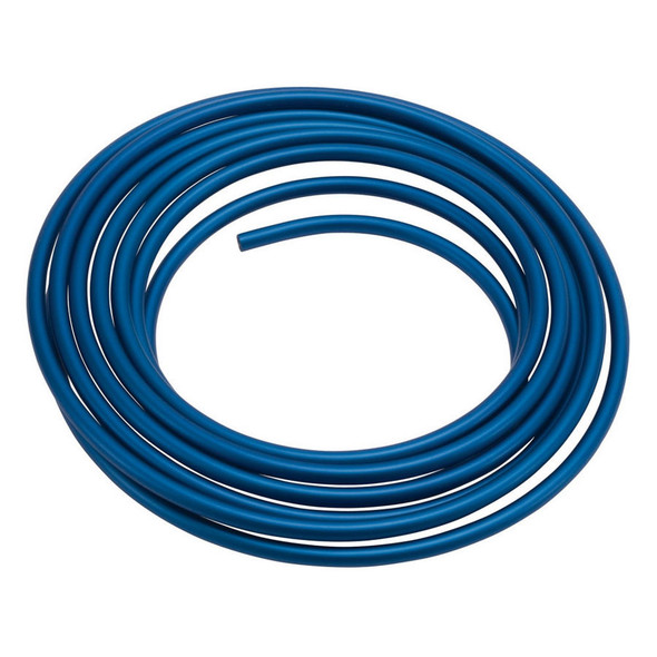 Russell 3/8 Aluminum Fuel Line 25Ft - Blue Anodized 639250