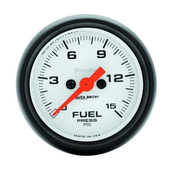 Autometer Phantom 2 1/16In Fuel Press 0-15 Psi Elec. 5761