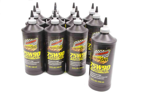Champion Brand 75W90 Synthetic Gear Lube 12X1Qt 4312H/12