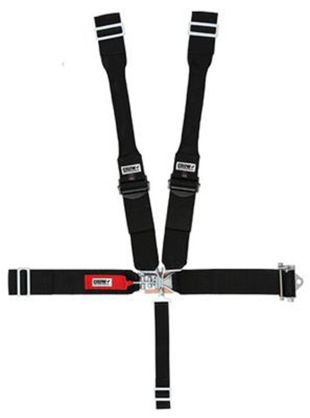 Crow Enterprizes Seat Belts 5 Point With Ratchet Left Side 5-Way 40084Prb