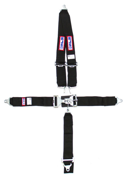 Rjs Safety 5-Pt Harness System Bk Roll Bar Mt 3In Sub 1126201