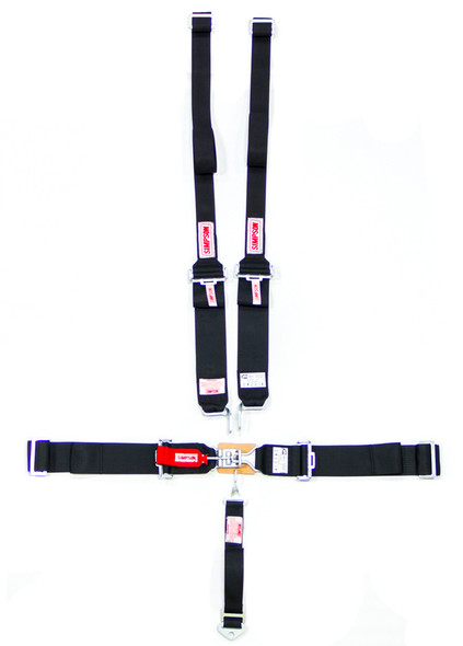 Simpson Safety Harness Set 5Pt Hans L/L B/I P/D Black 29063Bkh