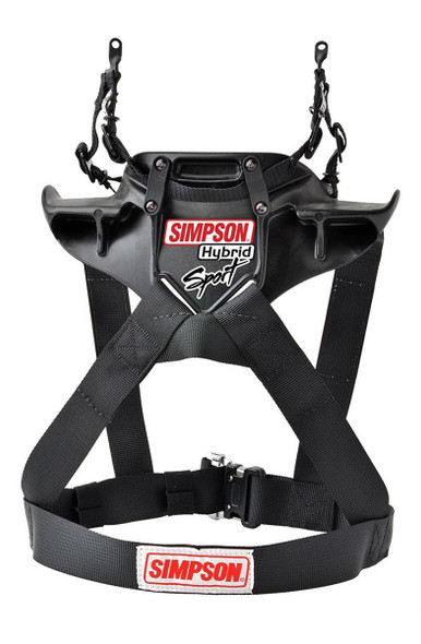 Simpson Safety Hybrid Sport Medium W/ Sliding Tether - Sfi Hsmed11Sas