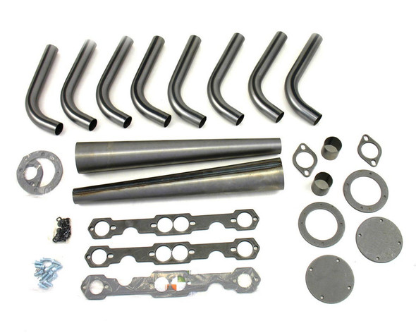 Patriot Exhaust Sbc Lakester Weld-Up Kit 1-5/8In- 3-1/2In H8001