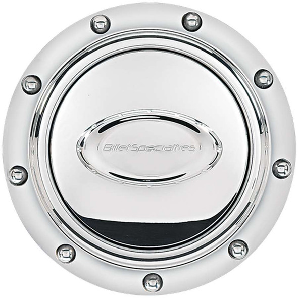Billet Specialties Horn Button Riveted Polished Logo 32710