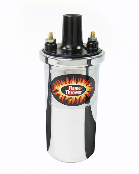 Pertronix Ignition Flame-Thrower Coil - Chrome Oil Filled 1.5Ohm 40001