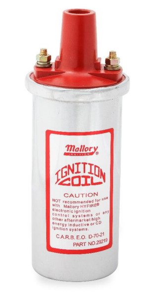 Mallory Chrome Coil Canister Style 29219