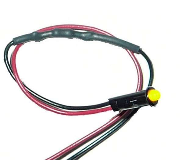 Painless Wiring 1/8In Amber Dash Light  80200