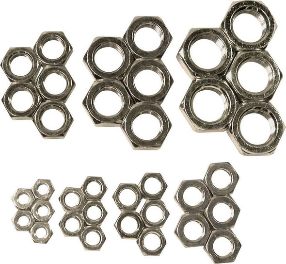 Allstar Performance Lh Jam Nut Assortment Steel All18291