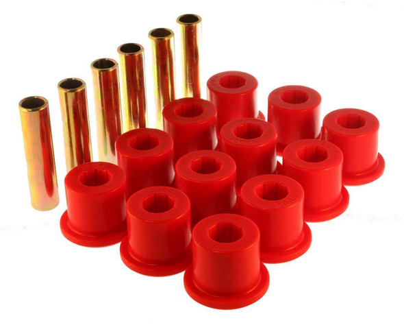 Energy Suspension Chevy Rear Spring Bushing Set Red 3.2106R
