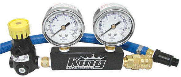 King Racing Products Leak Down Tester Dual Gauge 1915