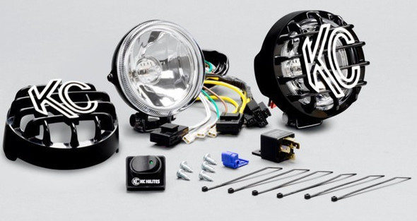 Kc Hilites 4In Rally 400 Driving Beam Kit Halogen 490