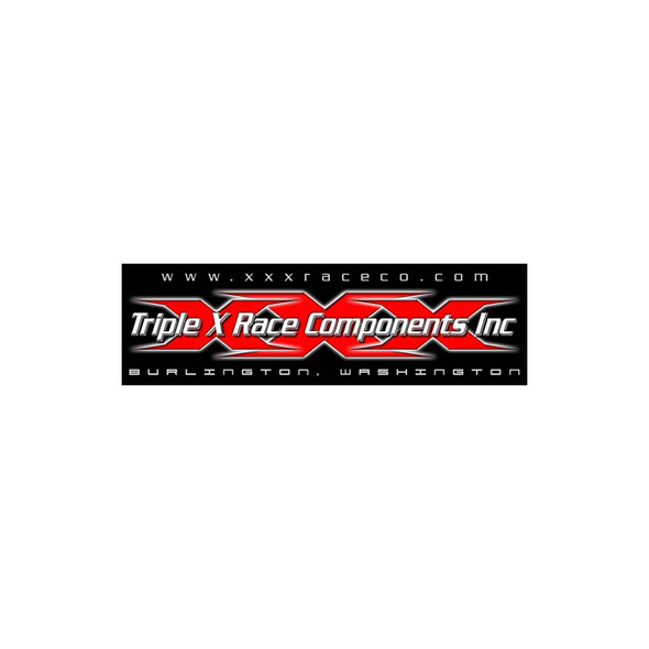 Triple X Race Components Triple X Decal 3X10  Av-0001