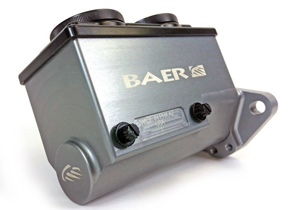 Baer Brakes Remaster Master Cylinder 1In Bore Left Port Gray 6801238Lp