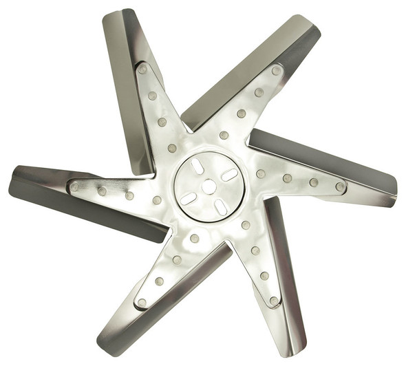 Derale 17In Stainless Steel Flex Fan (Chrm Hub) 19717