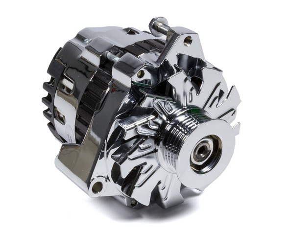 Powermaster Chrome Gm Cs130 140 Amp Alternator 37861