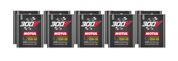 Motul Usa 300V Competition Oil 15W50 Case 10 X 2 Liter 110860