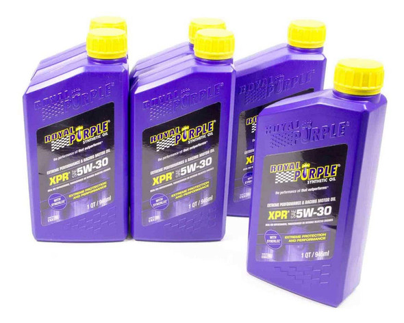 Royal Purple 5W30 Xpr Racing Oil Case 6X1Qt Bottles 6021