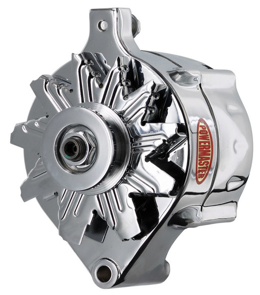 Powermaster Alternator Ford 100A Upgrade W/1V Pulley Chrm 8-37101