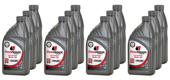 Penngrade Motor Oil Penngrade Full Synthetic 0W20 Case 12 X 1 Quart 62816