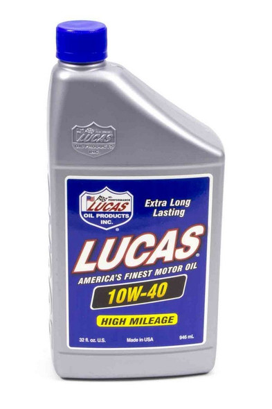 Lucas Oil Sae 10W40 Motor Oil 1 Quart Luc10275