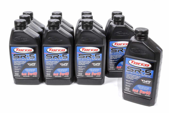 Torco Sr-5 Gdl Synthetic Motor Oil 5W40 Case 12X1-Liter A150544C