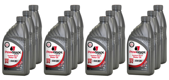 Penngrade Motor Oil Penngrade Syn Blend 5W30 Case 12 X 1 Quart 62726