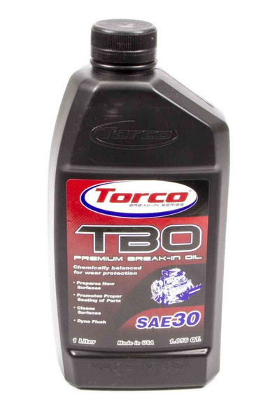 Torco Tbo 30W Premium Break-In Oil 1 Liter Bottle A100030Ce