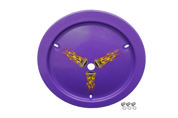 Dominator Racing Products Wheel Cover Dzus-On Purple Real Style 1006-D-Pu