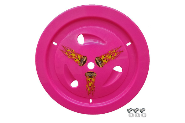 Dominator Racing Products Wheel Cover Dzus-On Pink Real Style 1007-D-Pk