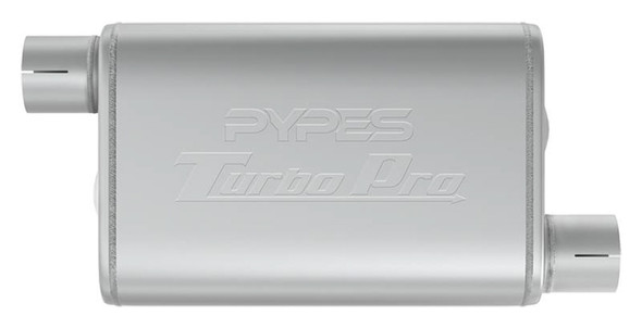 Pypes Performance Exhaust Turbo Pro Muffler 2.5In Offset In/Out Mvt10
