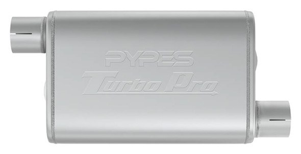 PYPES PERFORMANCE EXHAUST Turbo Pro Muffler 2.5in Offset In/Out MVT10