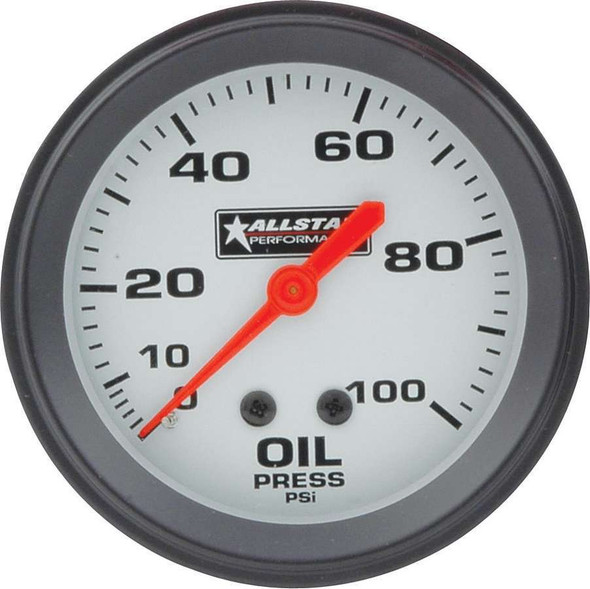 Allstar Performance Oil Pressure Gauge 0-100Psi 2-5/8In All80095
