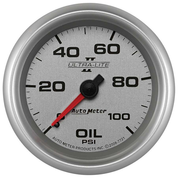Autometer 2-5/8 U/L Ii Oil Press Gauge 0-100Psi 7721