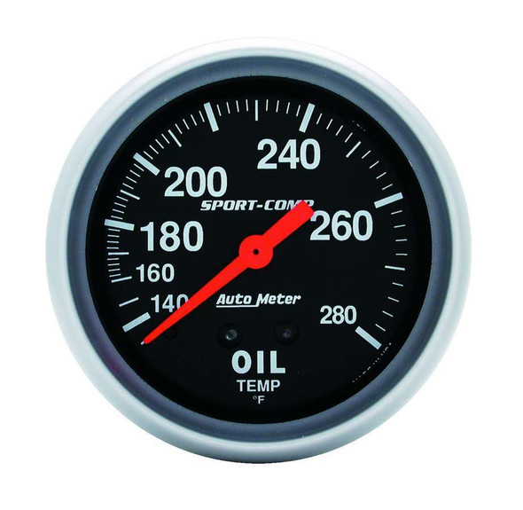 Autometer 140-280 Oil Temp Gauge  3443