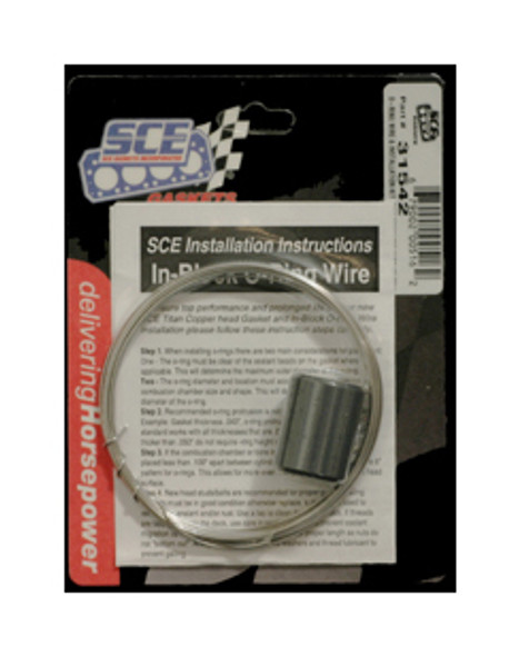 Sce Gaskets .041 Ss Wire & Install Kit 31542