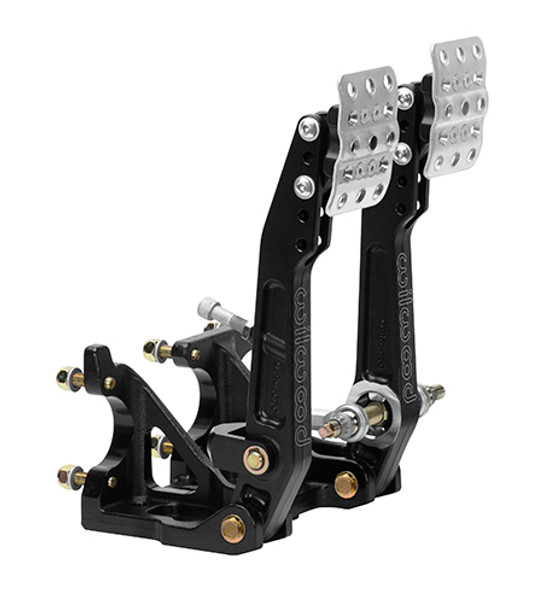 Wilwood Dual Pedal Assy Adj Floor Mnt Tru-Bar 340-16607